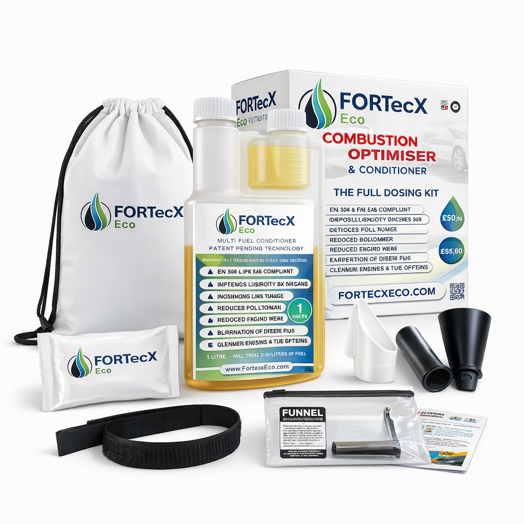 FORTecX Eco - 1 Litre Full Dosing Kit - Doses 2,000 litres of fuel