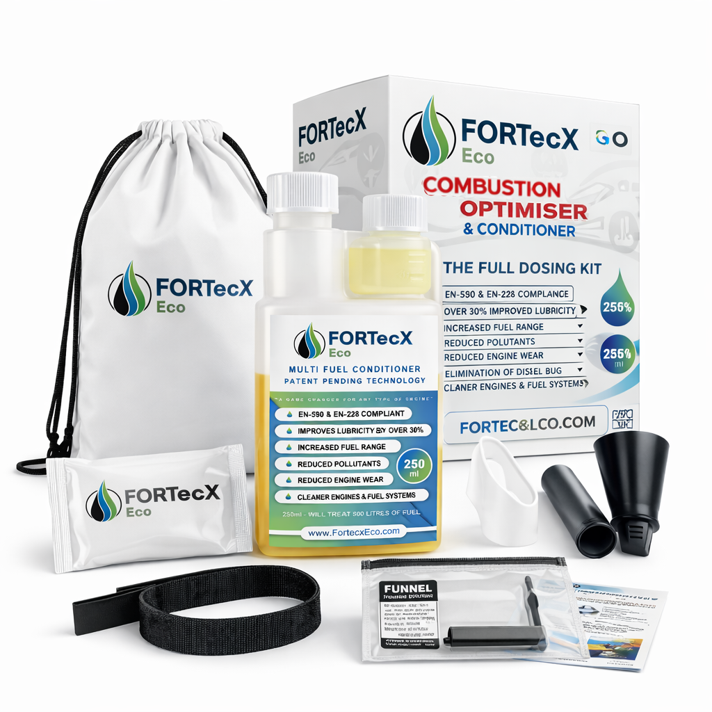 FORTecX Eco – 250ml Full Dosing Kit - Doses 500 litres of fuel